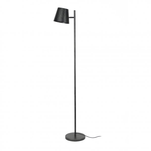 Gulvlampe, patineret metal