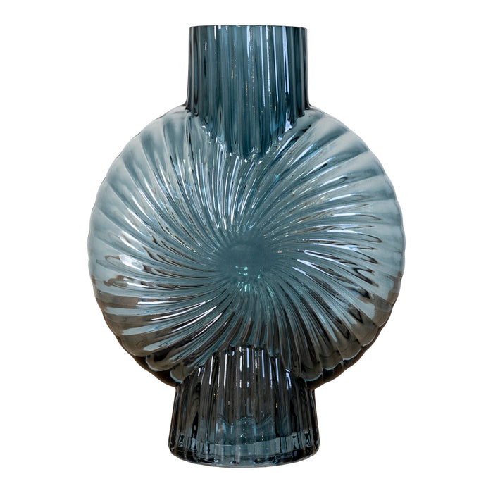 Blå Glas Vase