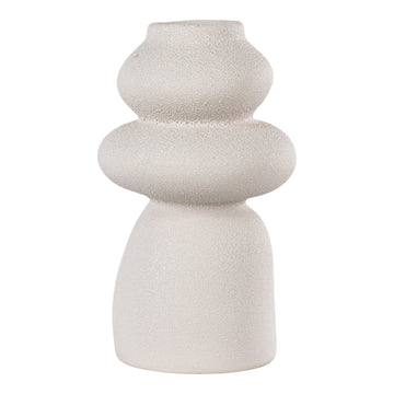 Vase Beige- Rund