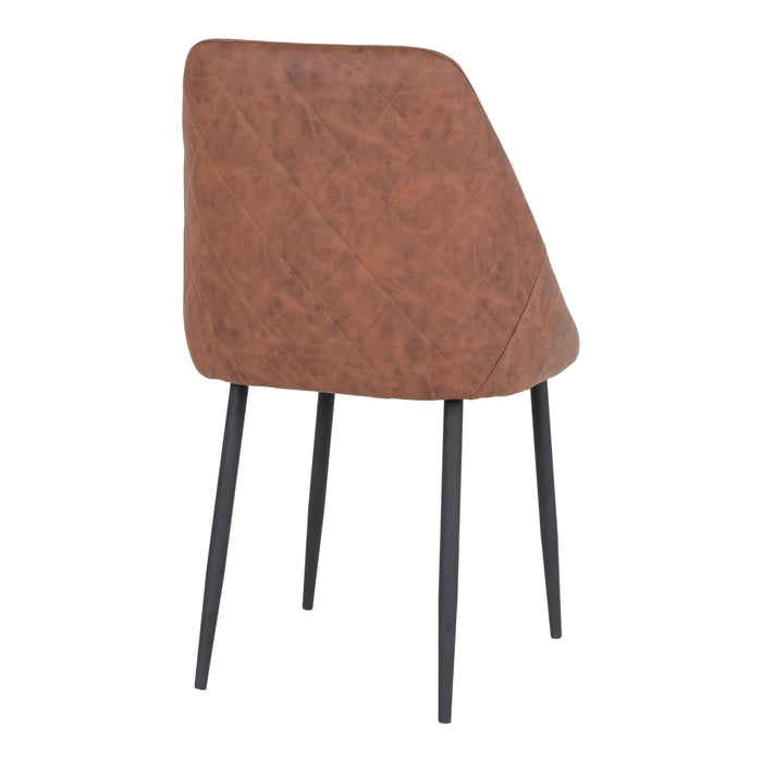 Porto Spisebordsstole 2 stk. Kunstlæder