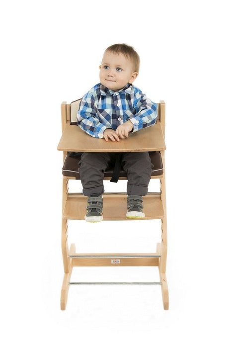 Højstol med spiseplade og sele- Vokser med dit barn | HemmingsenInteriør